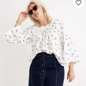 Madewell square neck top